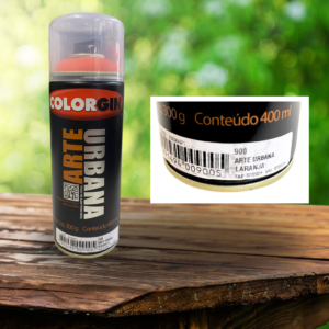 Tinta Spray Arte Urbana Laranja